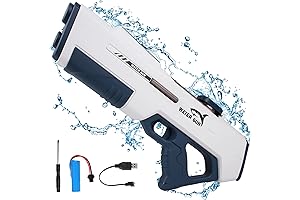 Electric Water Gun Large Capacity Automatic Water Reload Squirt Guns for Adults Kids
