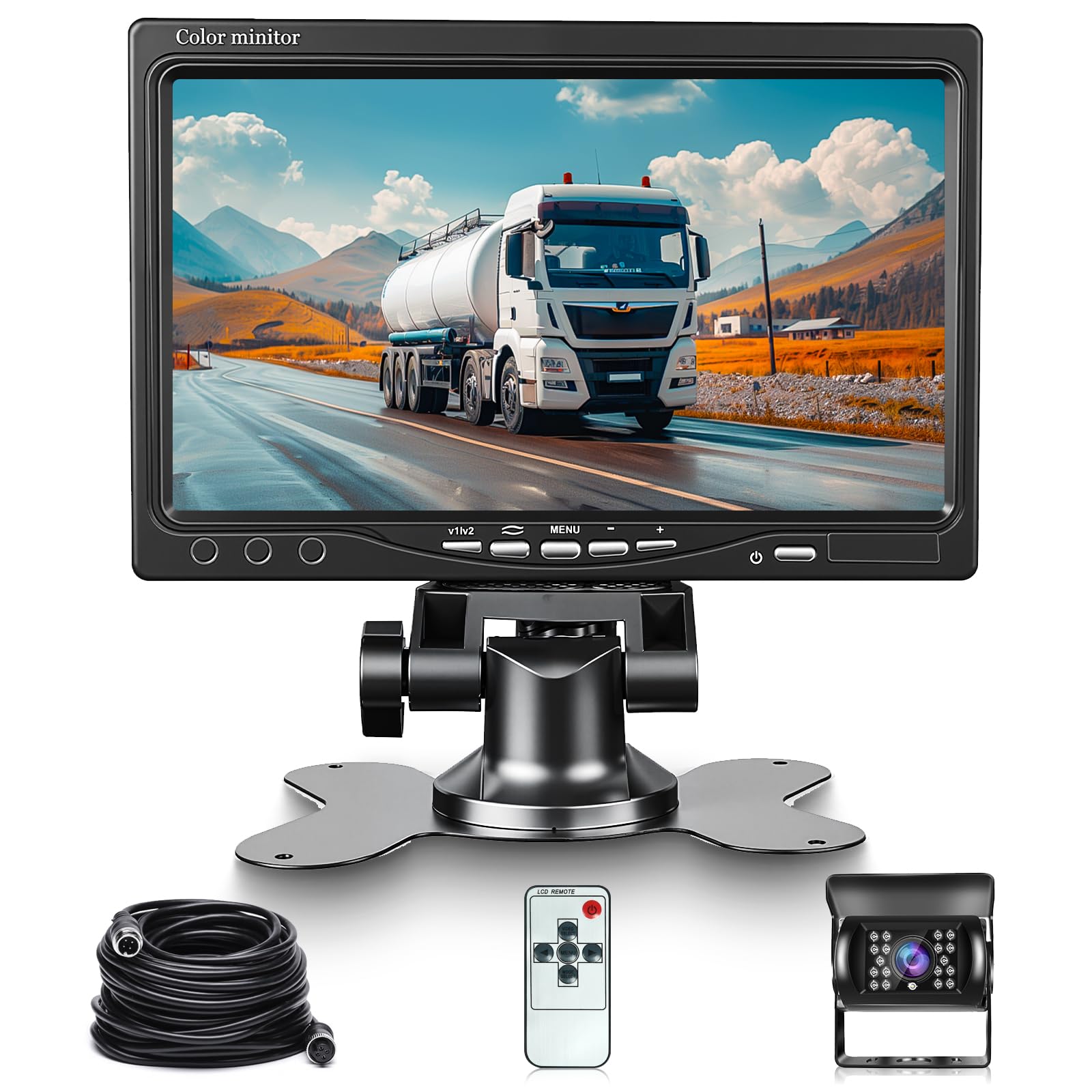 camera retrovisore 7 pollici per camion suv van waterproof