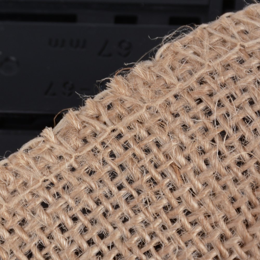 Nastro Di Iuta Naturale Deomor 10 Cm X 10 M - Perfetto Per Decorazioni Fai Da Te, Matrimoni E Bomboniere