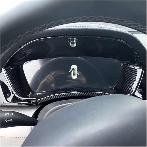 Miniatura 2 de Accesorios compatibles con BYD Song Plus 2022-2023 Instrumento de instrumentos de bisel Trim de fibra de carbono