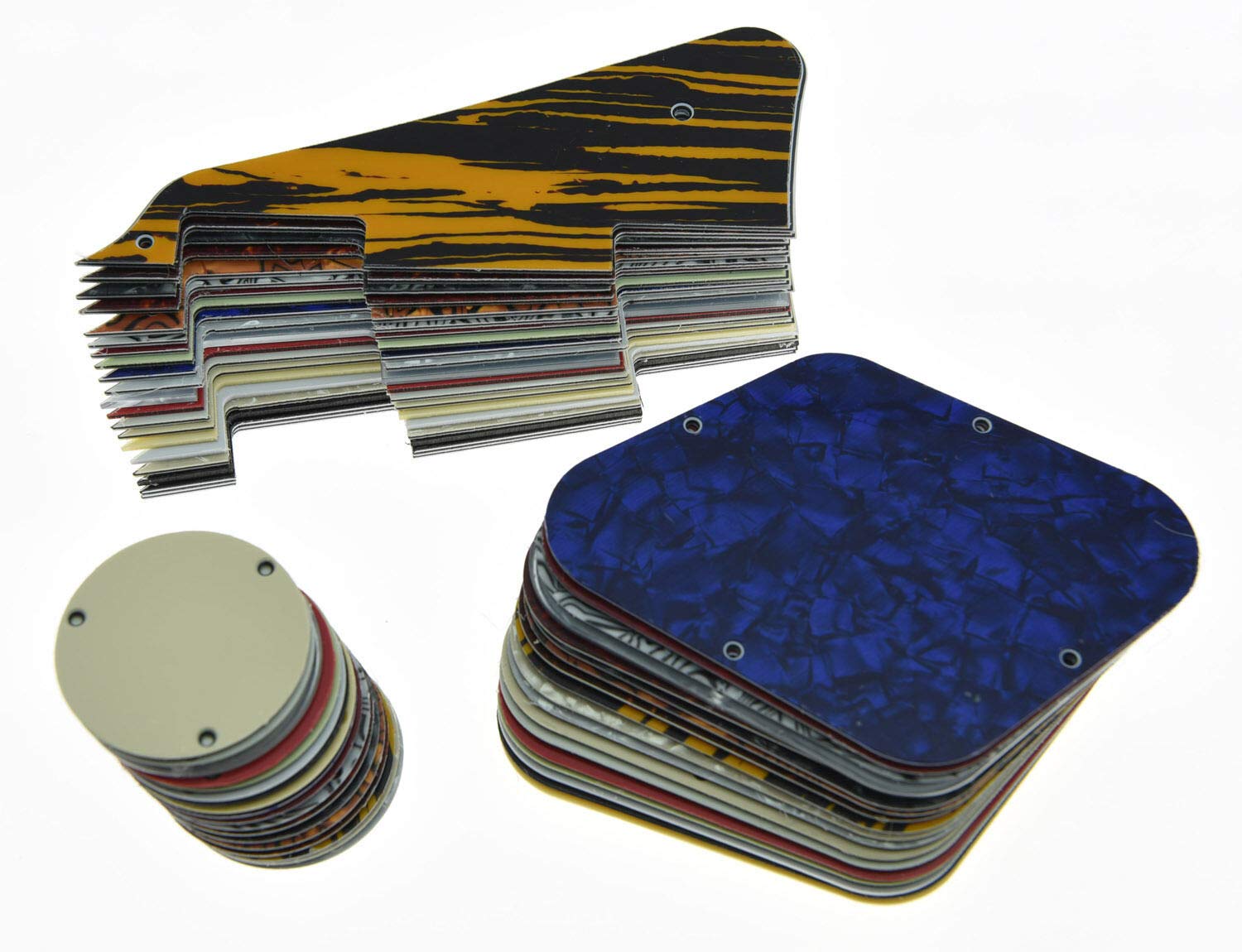 Pickguard & Rear Plate Switch Cavity Covers for USA Les Paul 20 Colors