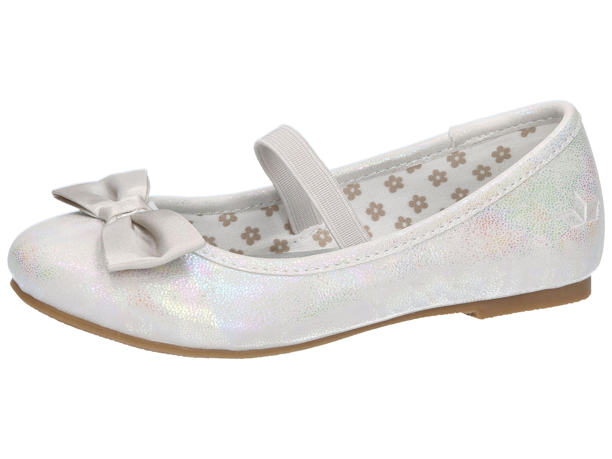 Lico Girl's Malia Ballet Flat, Silver, 10.5 UK Child