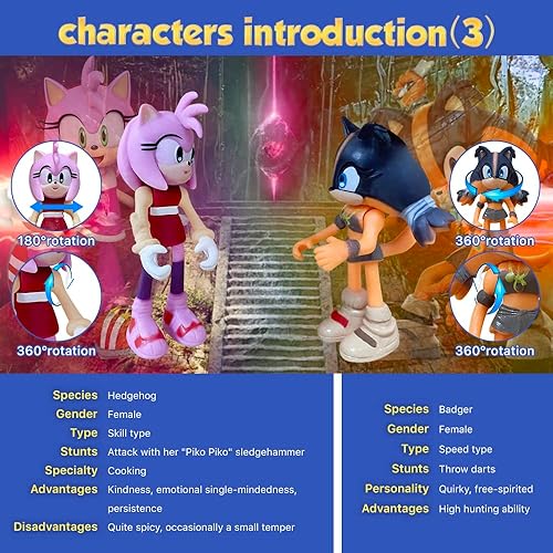 Miniatura 5 de EconoLED - Juego de 6 figuras de acción para pasteles, mini decoración coleccionable de cumpleaños y regalo para Navidad, Pascua, suministros de