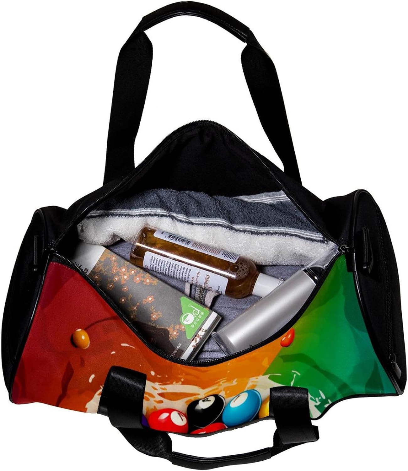 Gym Bags for Women,Duffle Bag for Travel,Billiard Background,Gym Bag for Men