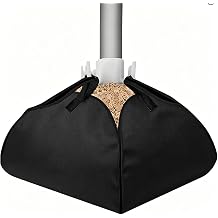 Fillable Beach Umbrella Base Weight Bags, Heavy Duty 600D Oxford Cloth Sand Weights, Umbrella Sand Anchor Stand for Outdoor Patio, Garden & Beach Use1 set