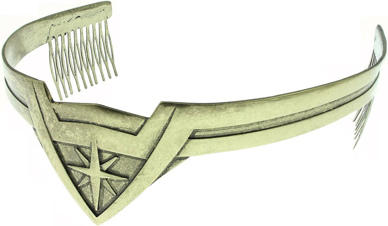 DC Comics Wonder Woman Movie Tiara, Gold, One Size Fits Most