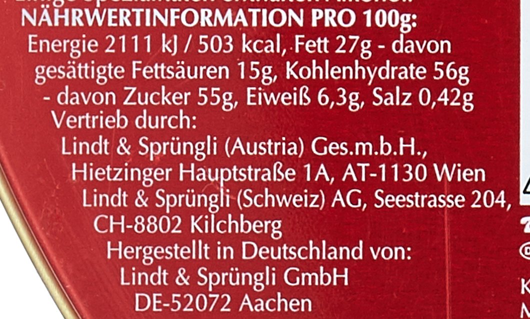 Lindt Schokolade Von Herzen Pralinen, liebevolle Pralinenmischung in Herz-Dose, Pralinen Geschenk für Ihre Liebsten, glutenfrei, 10er Pack (10 x 30g)
