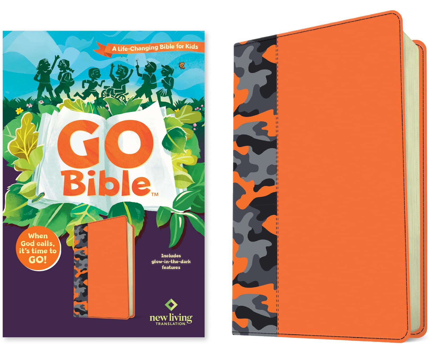 NLT GO Bible for Kids (LeatherLike): A Life-Changing Bible for Kids