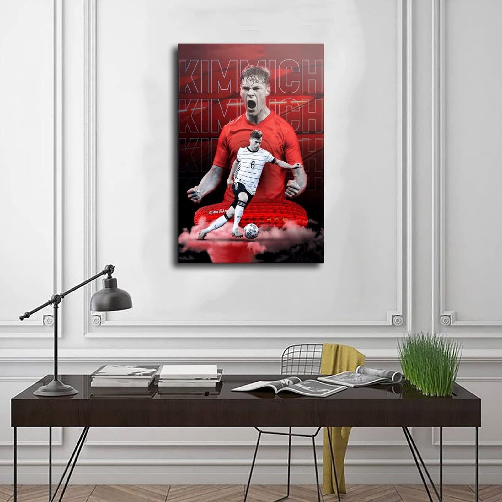 Football World Star Desire Doue Poster Auf Leinwand - Wandkunst 30x45 Cm Für Moderne Dekoration