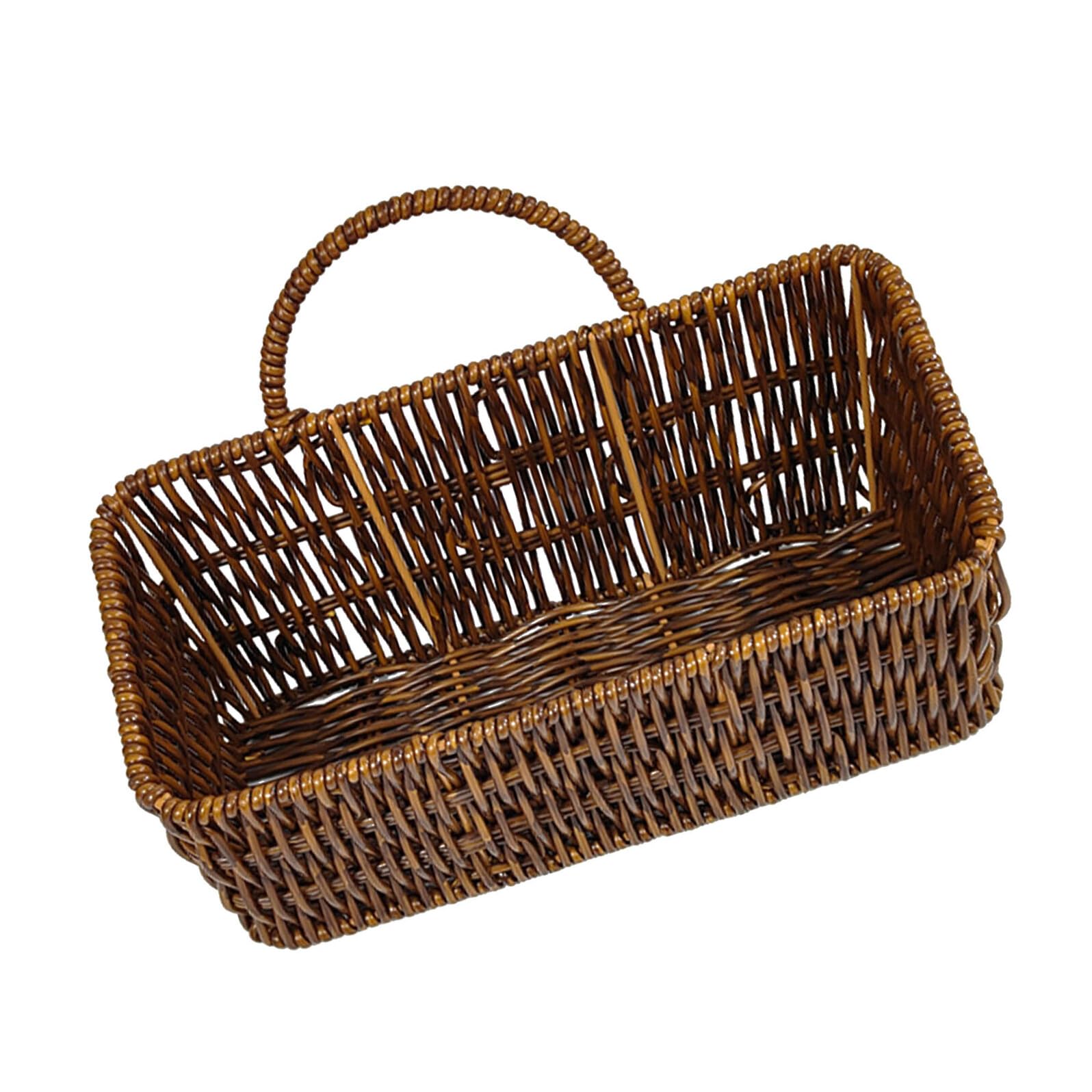 Cesta colgante de ratán para cocina organizador de ajo y jengibre rústico