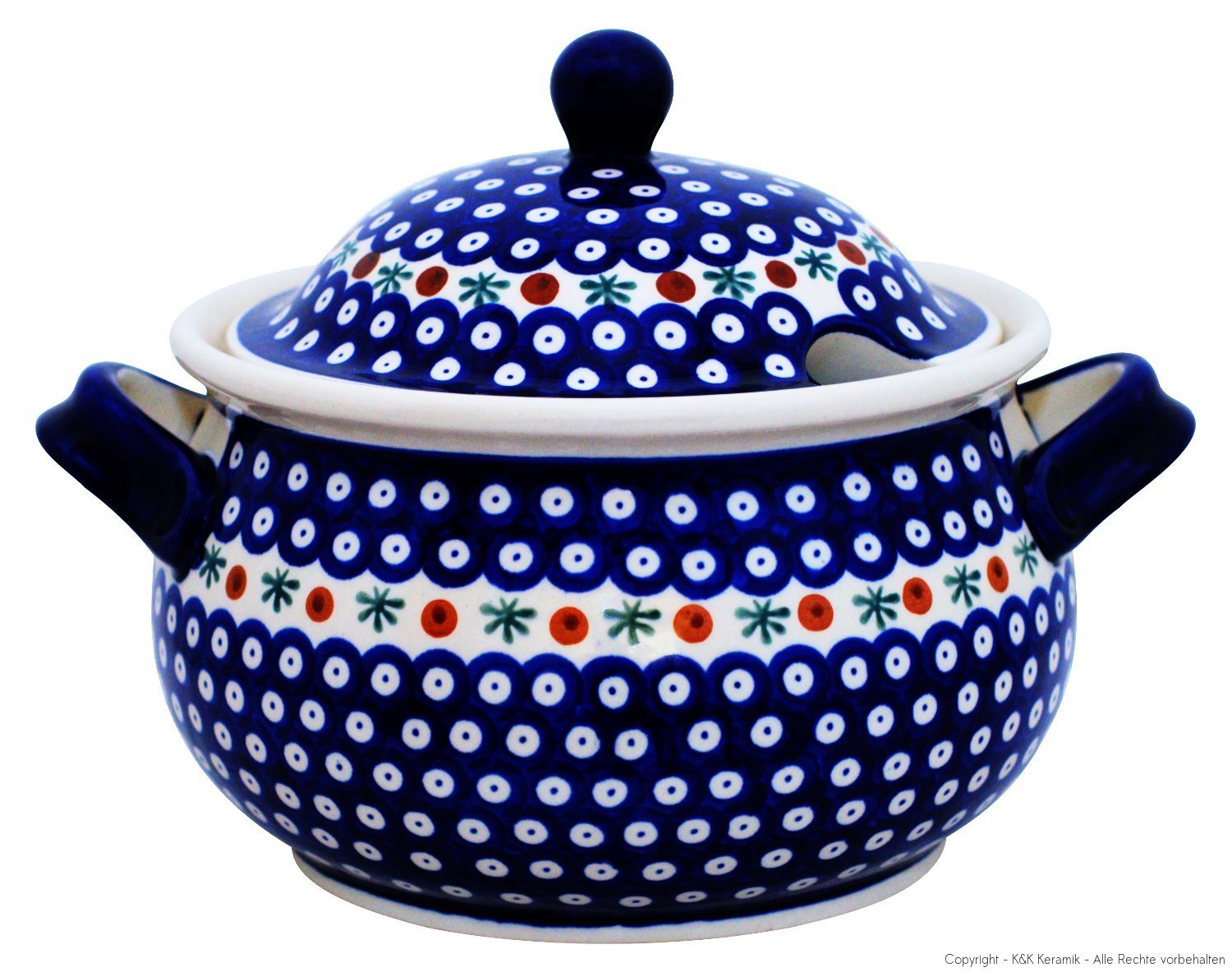 Soupière Boleslawiec céramique motif 41 4.5 L potage ragoût familial