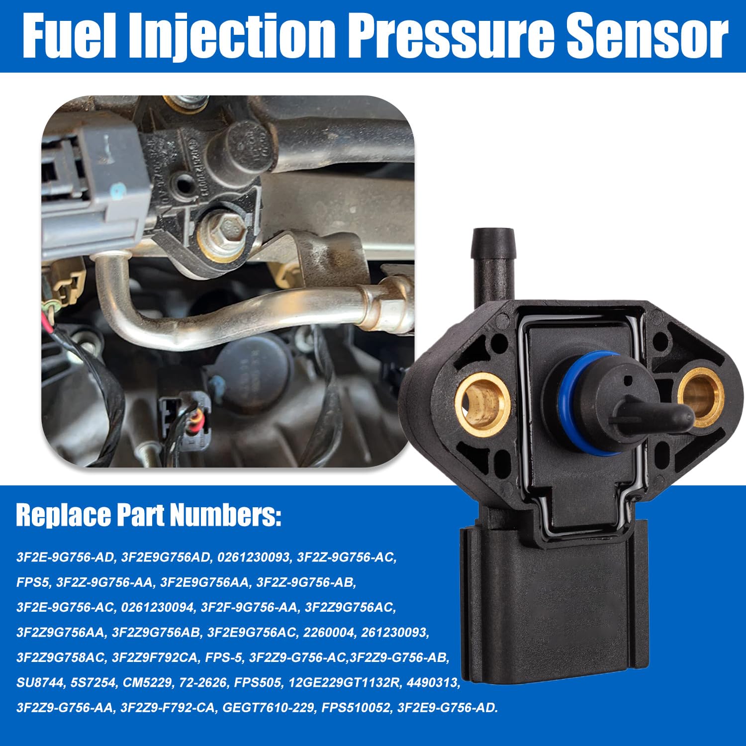 Snapklik.com : Fuel Injection Pressure Sensor For Ford Crown Victoria ...