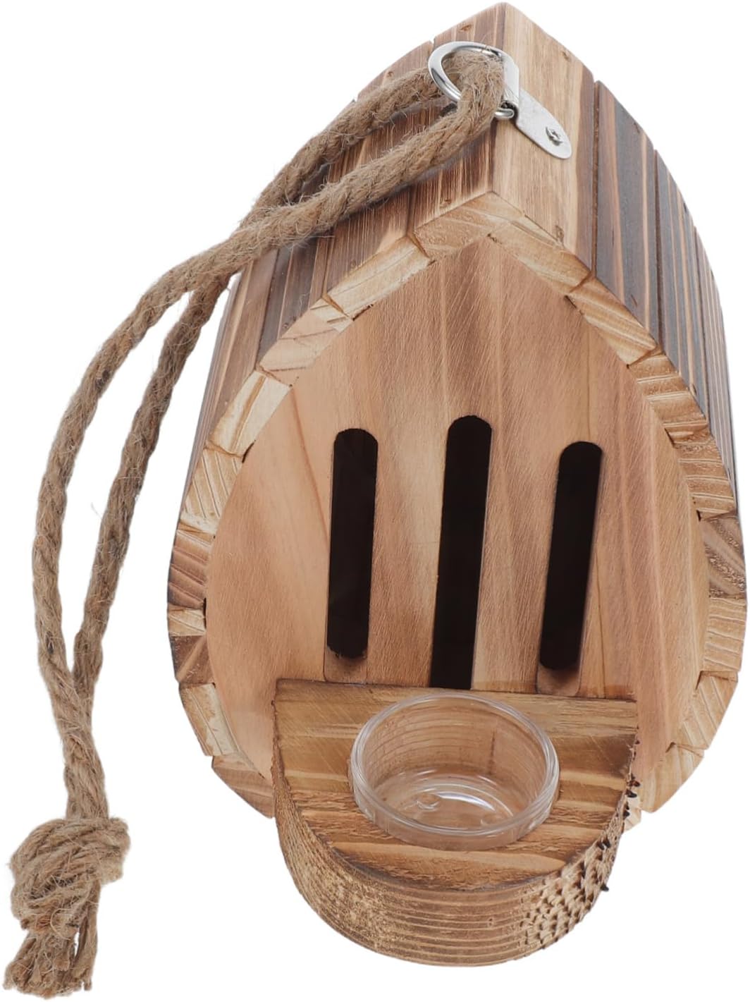 Butterfly House and Feeder - Wooden Hanging Butterfly Shelter Habitat Home Hotel Nesting Box Outdoor Garden Decoration for Patio Yard Outside