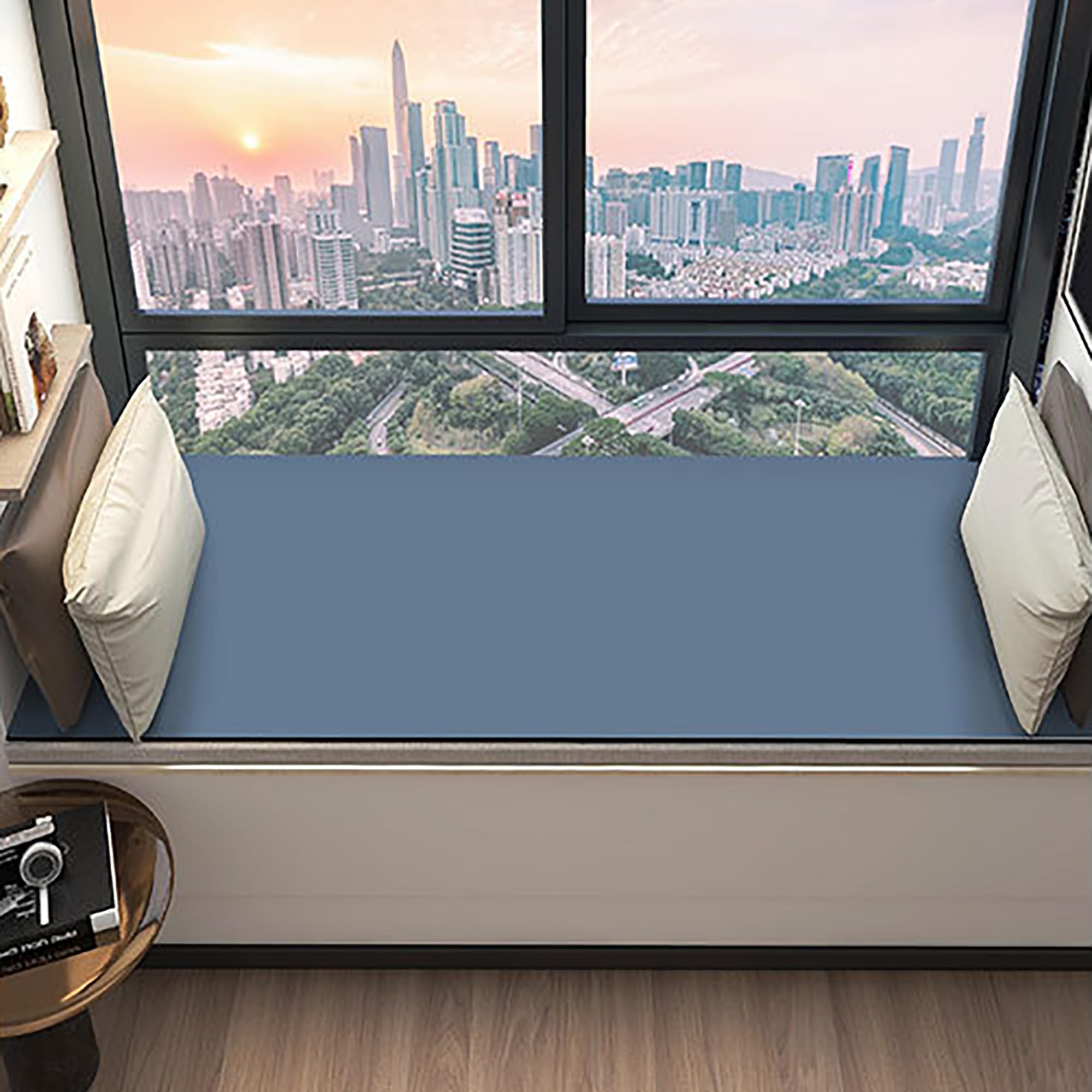 Amazon.com: PU leather bay window mat, bay window mat