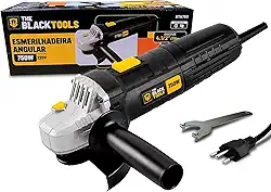 Esmerilhadeira Angular Profissional 4.1/2 Pol. 750w 110v Cor Preto Frequência 60Hz