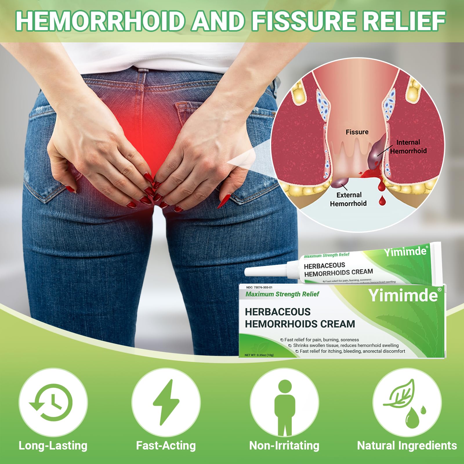 Hemorrhoid Treatment Ointment 10g — Amazon image 2