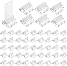 ASTER Lot de 48 Supports de Cartes de Jeu en Plastique Transparent pour Cartes de Jeu de société