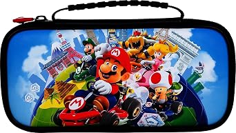 Official Nintendo Switch & Lite Deluxe Travel Case Mario Kart Family