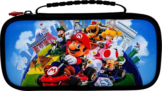 Official Nintendo Switch & Lite Deluxe Travel Case Mario Kart Family