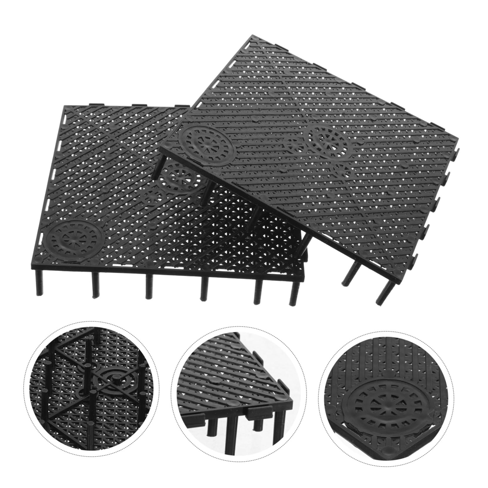 PVC Aquarium Bodenfilterplatte 20 Stück Robustes PVC Spleißbare Filterplatten Für Effiziente Wasserfiltration Im Fischtank Für Drachenfische Und Meerwasser Aquarien
