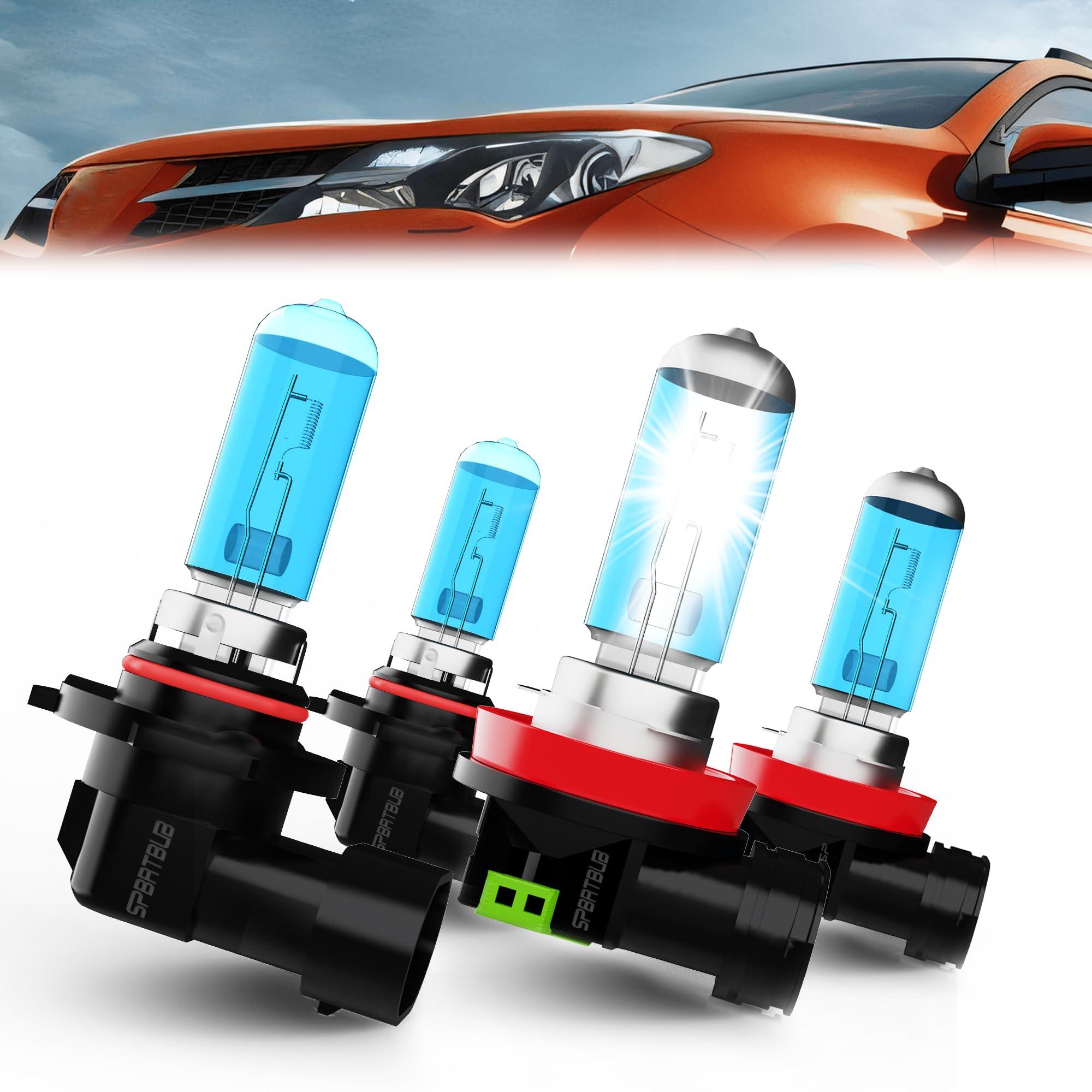 SPBRTBUB 9012+h11 Halogen (4-Pack)
