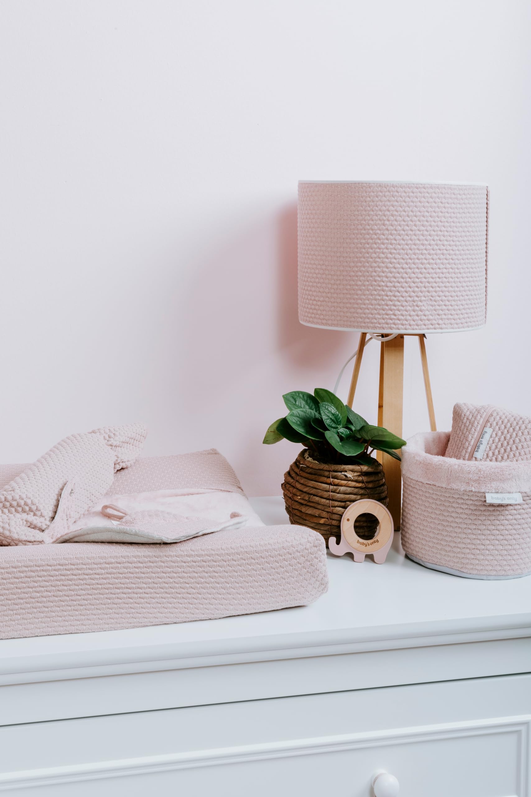 Baby's Only - Housse matelas à langer Sky - Vieux rose - 45x70 cm