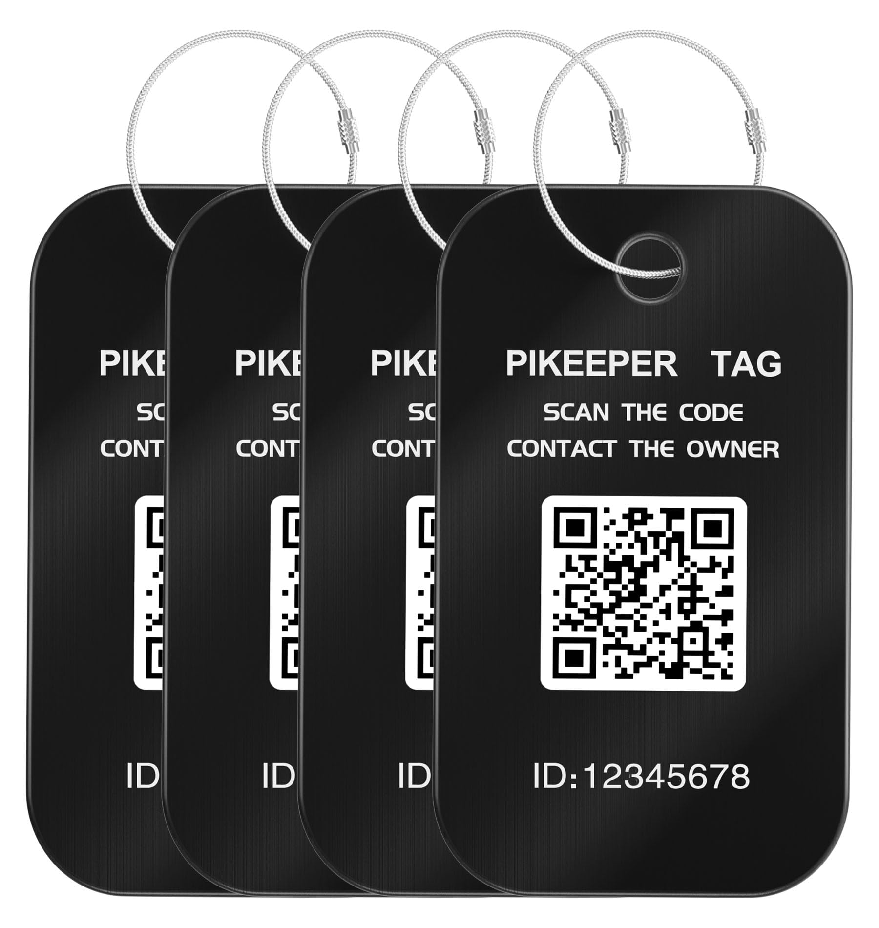 Amazon.com | PIKEEPER Smart Luggage Tags with QR Code Location
