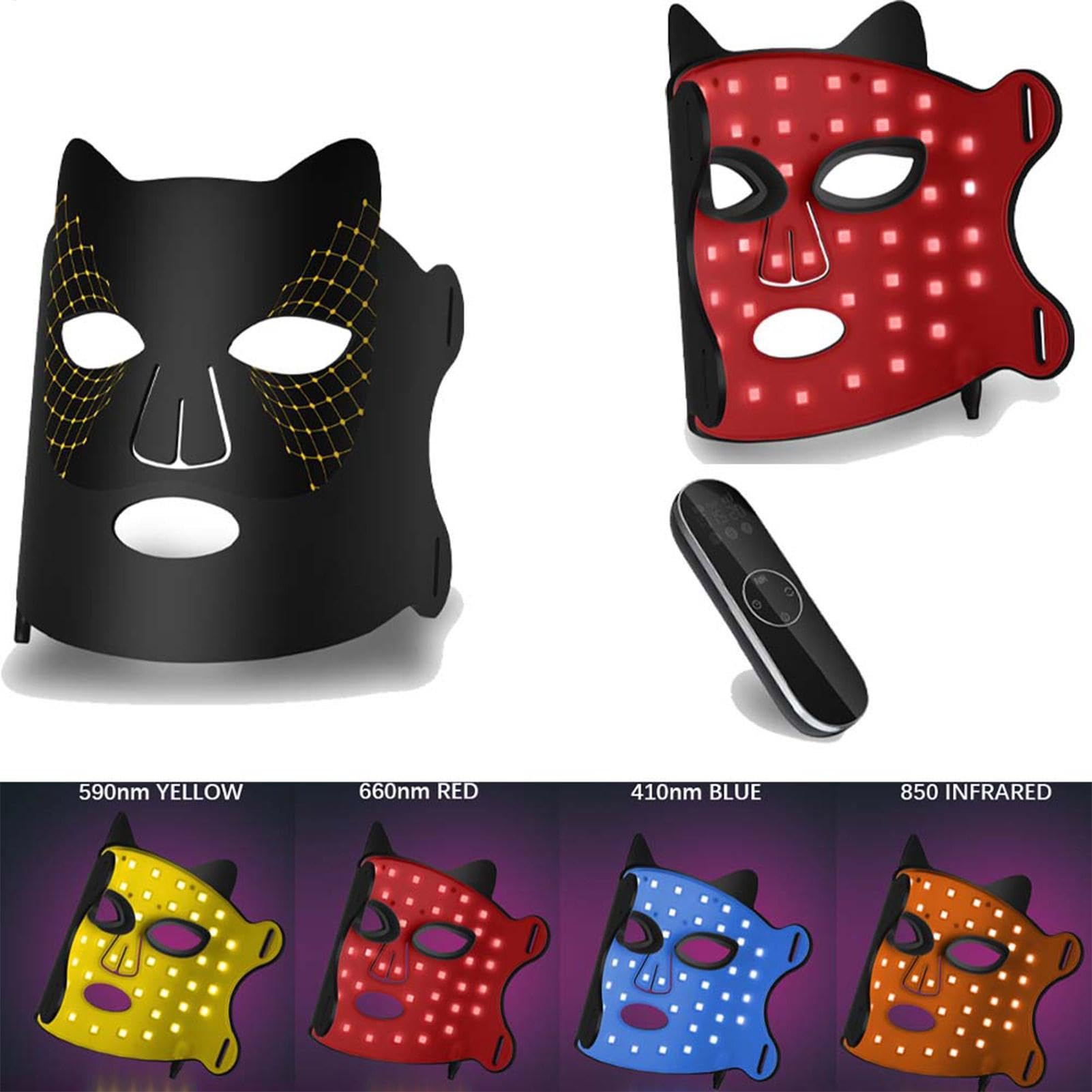 Cuidado de la luz LED de belleza, cubierta facial con luz LED Cuidado de la