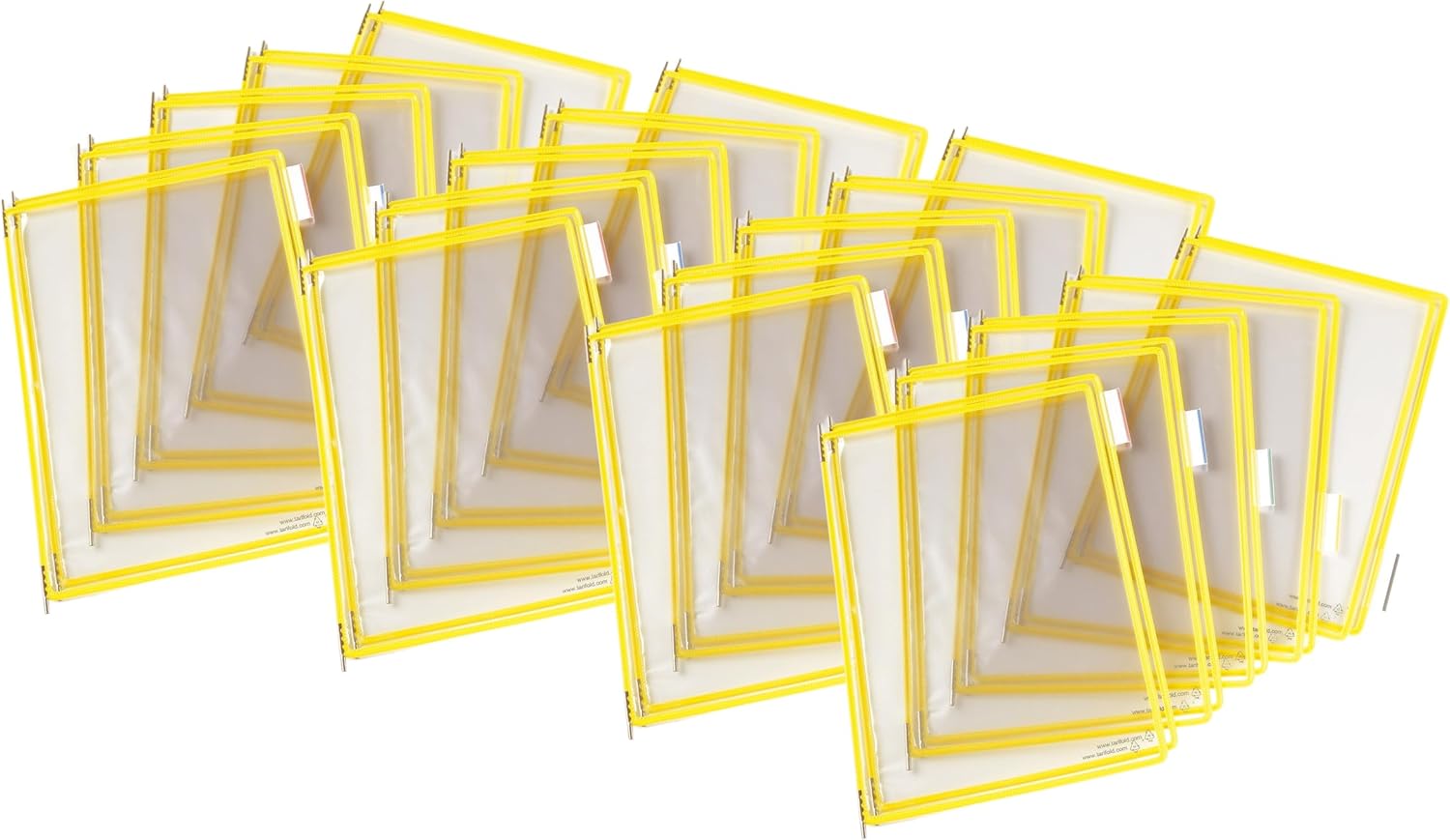 DJOIS by Tarifold - Desktop Reference & Display System - Durable Steel Wire Frames - Letter-Size - Expandable - Made in France (Yellow, 40)
