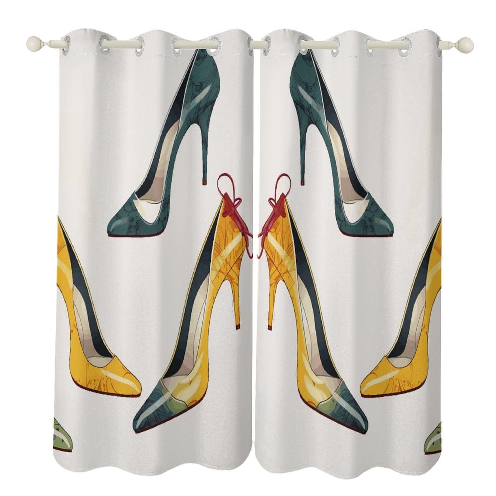 Rideaux occultants talons hauts pour chambre et salon