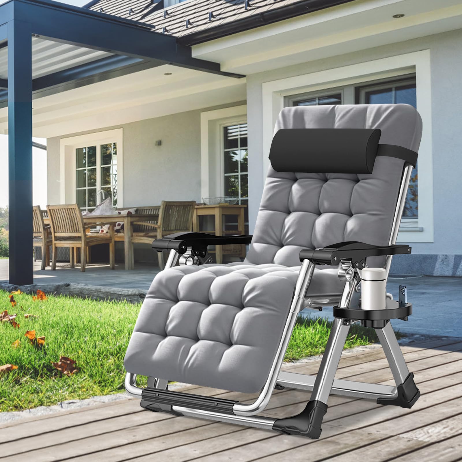 sturdy reclining garden chair