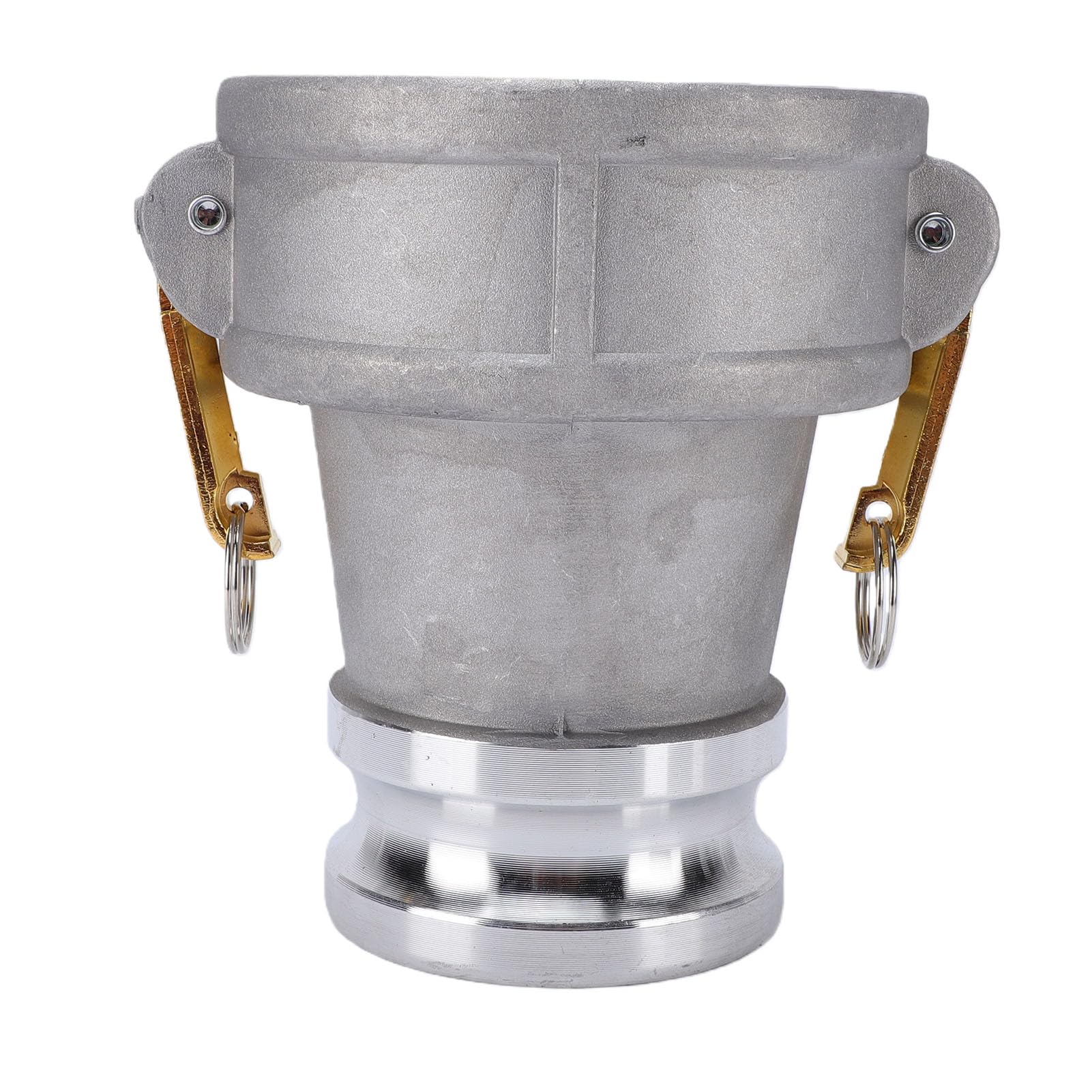 Eujgoov Raccordi Camlock in Alluminio, Raccordo per Tubo Tipo DA con Filettatura Maschio DA 4" Femmina 3" per Collegamento Serbatoio Irrigazione Agricola Olio