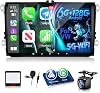 Radio para auto Volxcereo 6+128 para Volkswagen VW Passat Jetta Golf MK5 MK6 | Pantalla táctil Android de 9 pulgadas con Carplay / Android Auto, GPS, WiFi, Bluetooth, SWC, FM/RDS 1