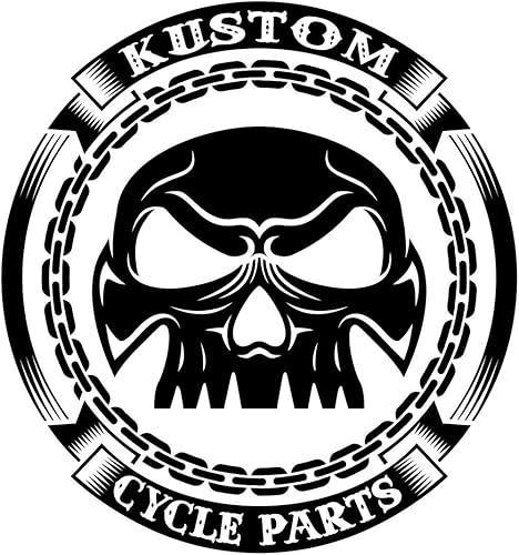 Miniatura 5 de Kustom Cycle Parts Campana de protección de motociclista "Evil Spirits" de llamasfuego. Nuestras campanas personalizadas son universales. Funciona
