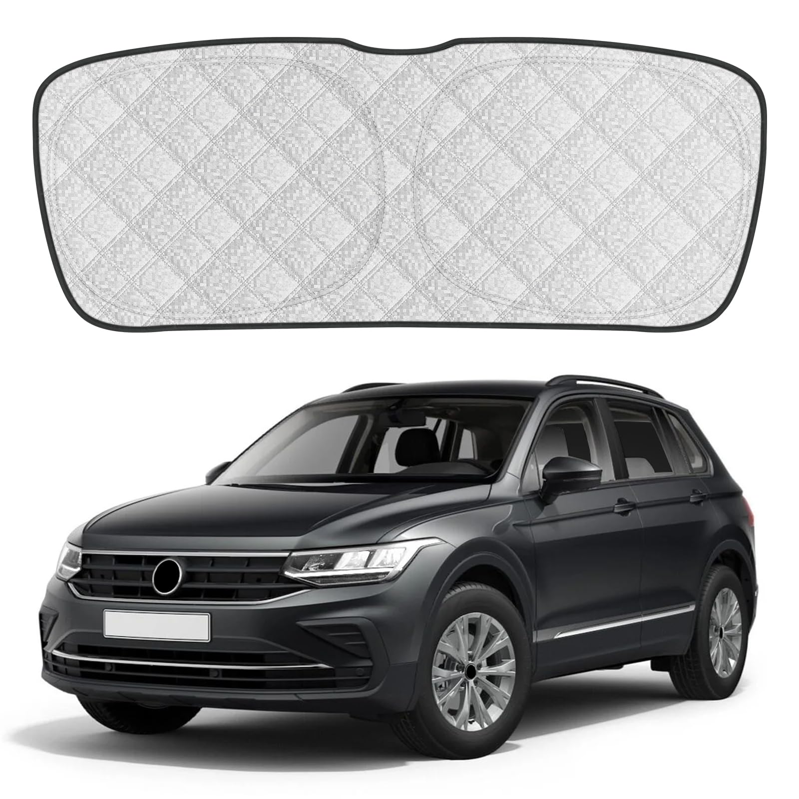 Parasole Auto Parabrezza Interno per VW Tiguan 2016-2026 | Parasole per Parabrezza Posteriore Protezione Interna dai Raggi UV