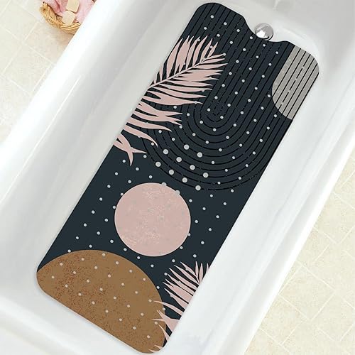 Miniatura 10 de Tapete para bañera antideslizante, Shark, tapete extra largo para bañera y piso de ducha con ventosas y agujeros de drenaje para adultos, niños y