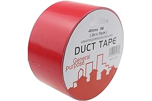 Extra Wide 2 Inch Red Duct Tape for Versatile Uses