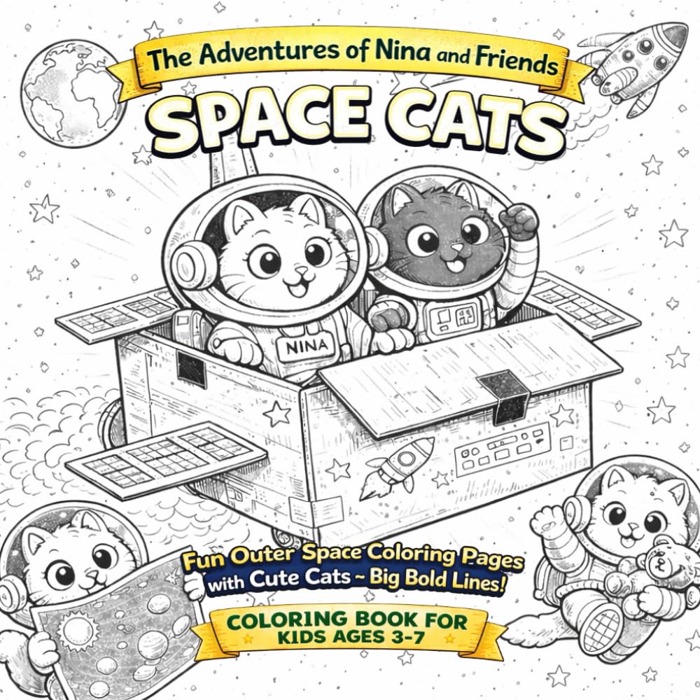 The adventures of Nina and friends: Space cats