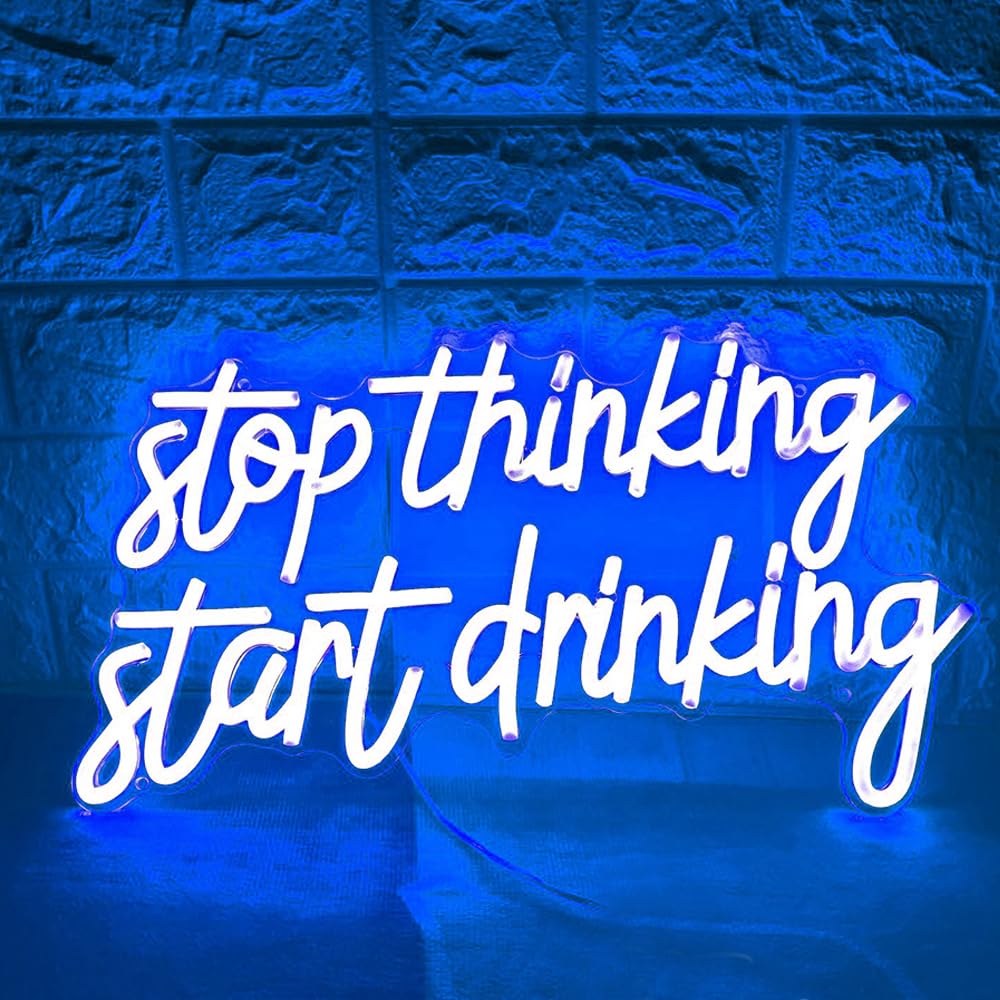 LED Sign Bar Neon Signs Drinks Led Lights Tiki Bar Wall Decorative Night Lamps Party Decoration Light USB Brightness Adjustable