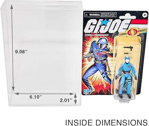 Miniatura 2 de Platinum Protectors Vitrina de acrílico para figuras de 3.75" Vintage & New Star Wars o GI Joe Carded Figures