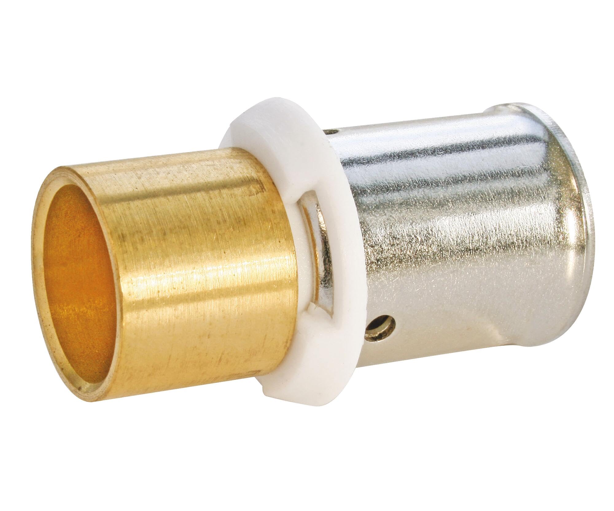 SOMATHERM FOR YOU, Raccord adaptateur à souder cuivre Ø14 mm et à sertir PER Ø16 mm, compatible avec outils H, U, RF Norme NF 545, pression max 10 bars, T°C 5-​90°C
