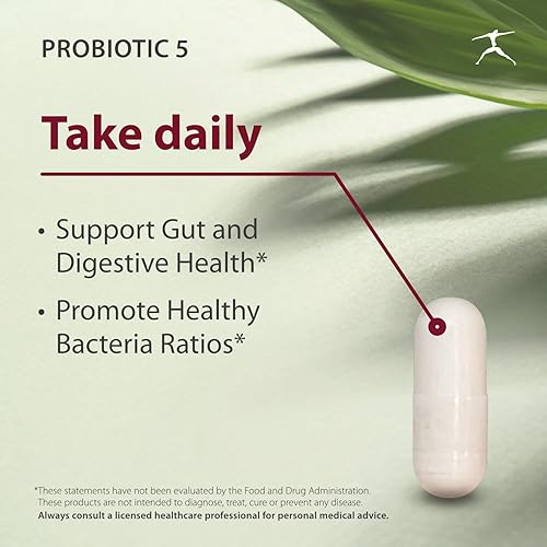 Miniatura 3 de Probiotic-5 - Complejo probiótico de amplio espectro con 5 mil millones de microorganismos y 5 cepas probióticas únicas por cápsula.