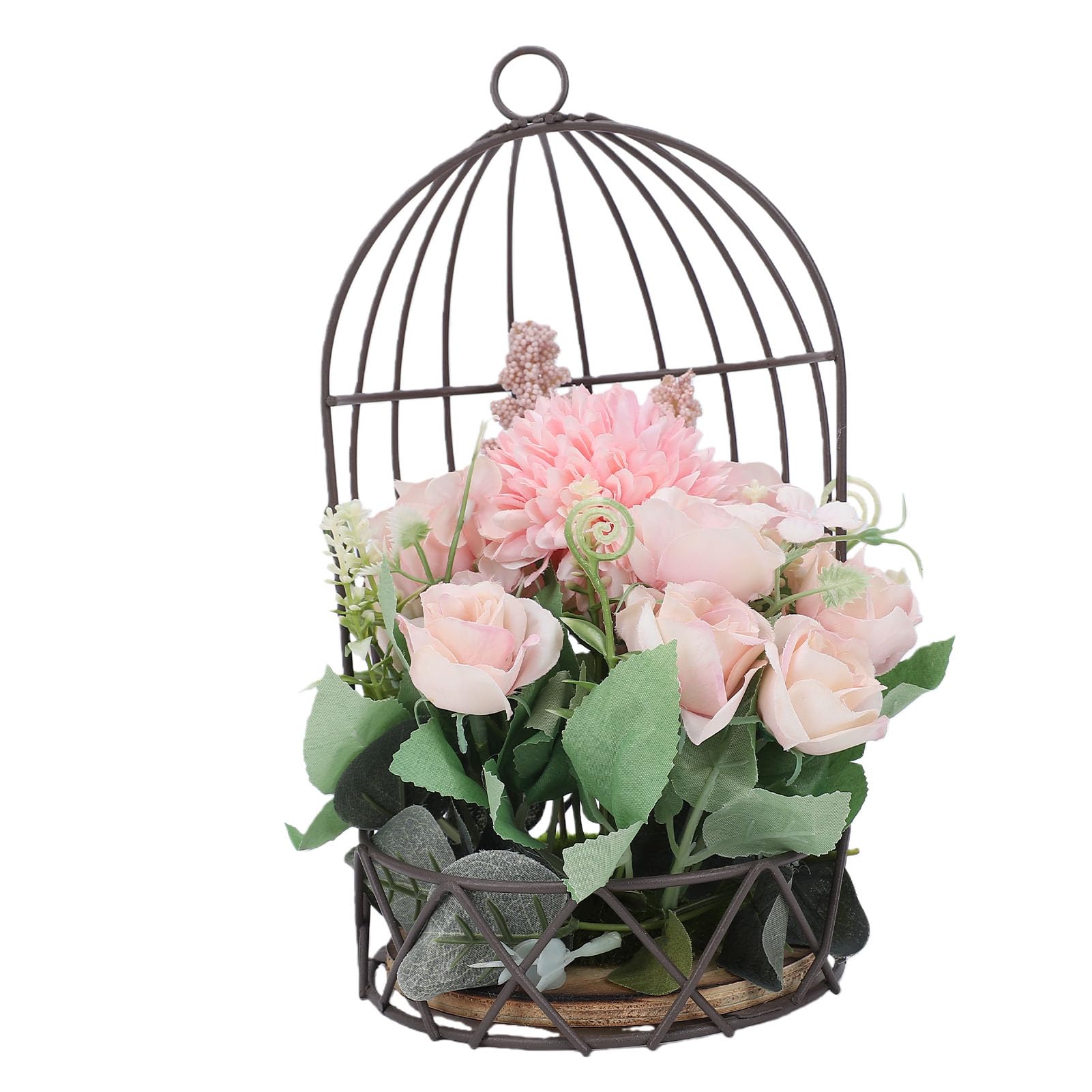 Cage à oiseaux Zerodis pour centre de table de mariage et balcon fleuri