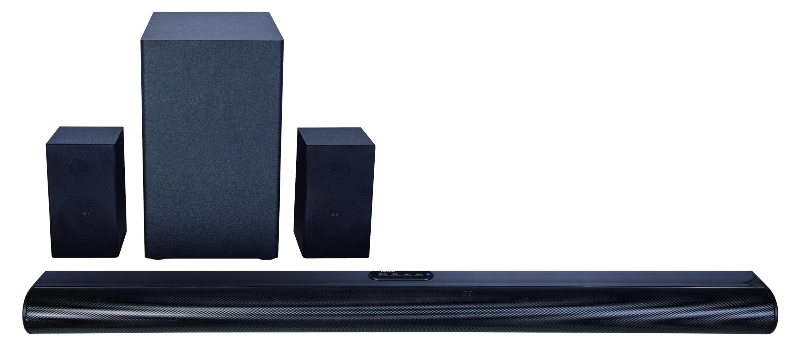 Memorex MX-SBW510 | 35-inch 5.1CH Dolby Digital Soundbar with Bluetooth | 140W Output, Wired Subwoofer, 5 EQ Modes | HDMI ARC, Optical Input, and Remote Control