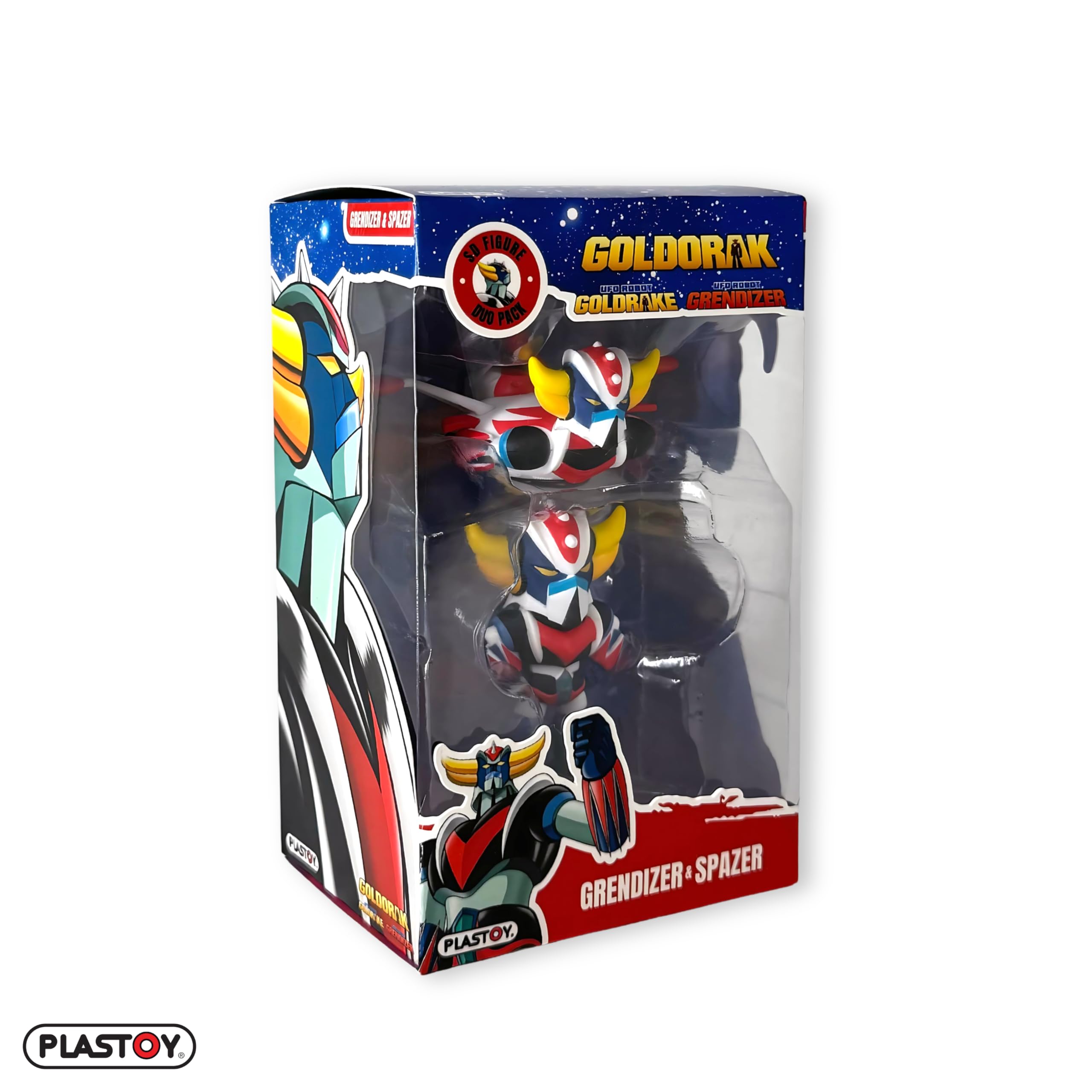 Plastoy Goldorak Duo figurines Spacer et Goldorak debout - PVC - 7 cm