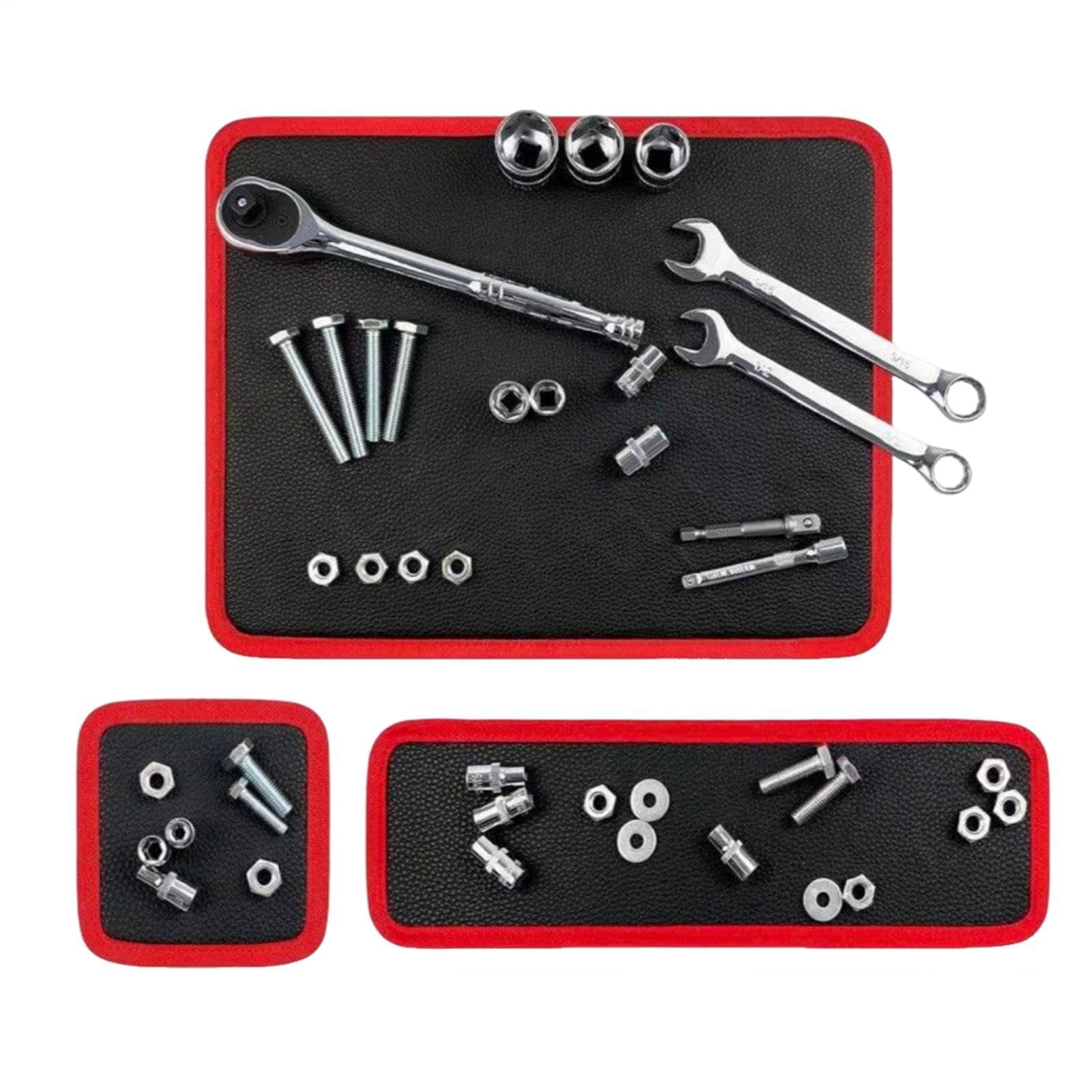 Tappetino Magnetico per Utensili Organizzatore Magnetico Flessibile | Supporto Flessibile Magnetico per Attrezzi Per Officina Riparazione Auto Garage Casa Cacciaviti Chiavi Bulloni