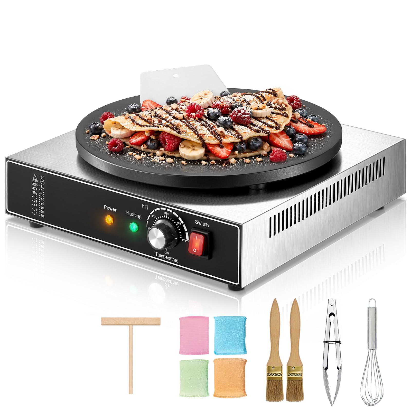 FOHERE Electric Crepe Maker