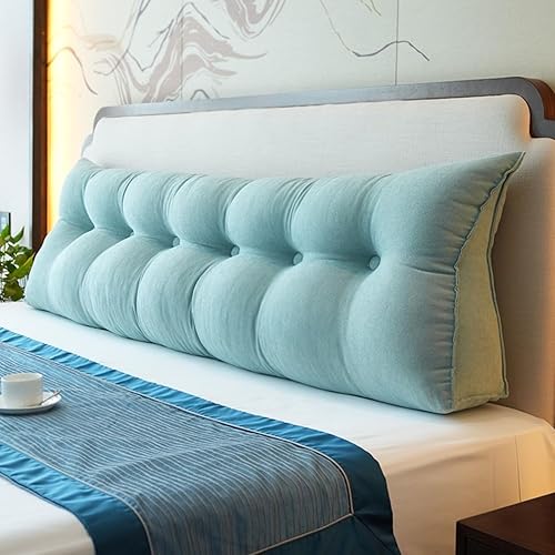 Cojín de respaldo de lectura para cabecero, sofá cama, cabecera tapizada, almohada de cuña grande con soporte para la espalda, almohada lumbar para