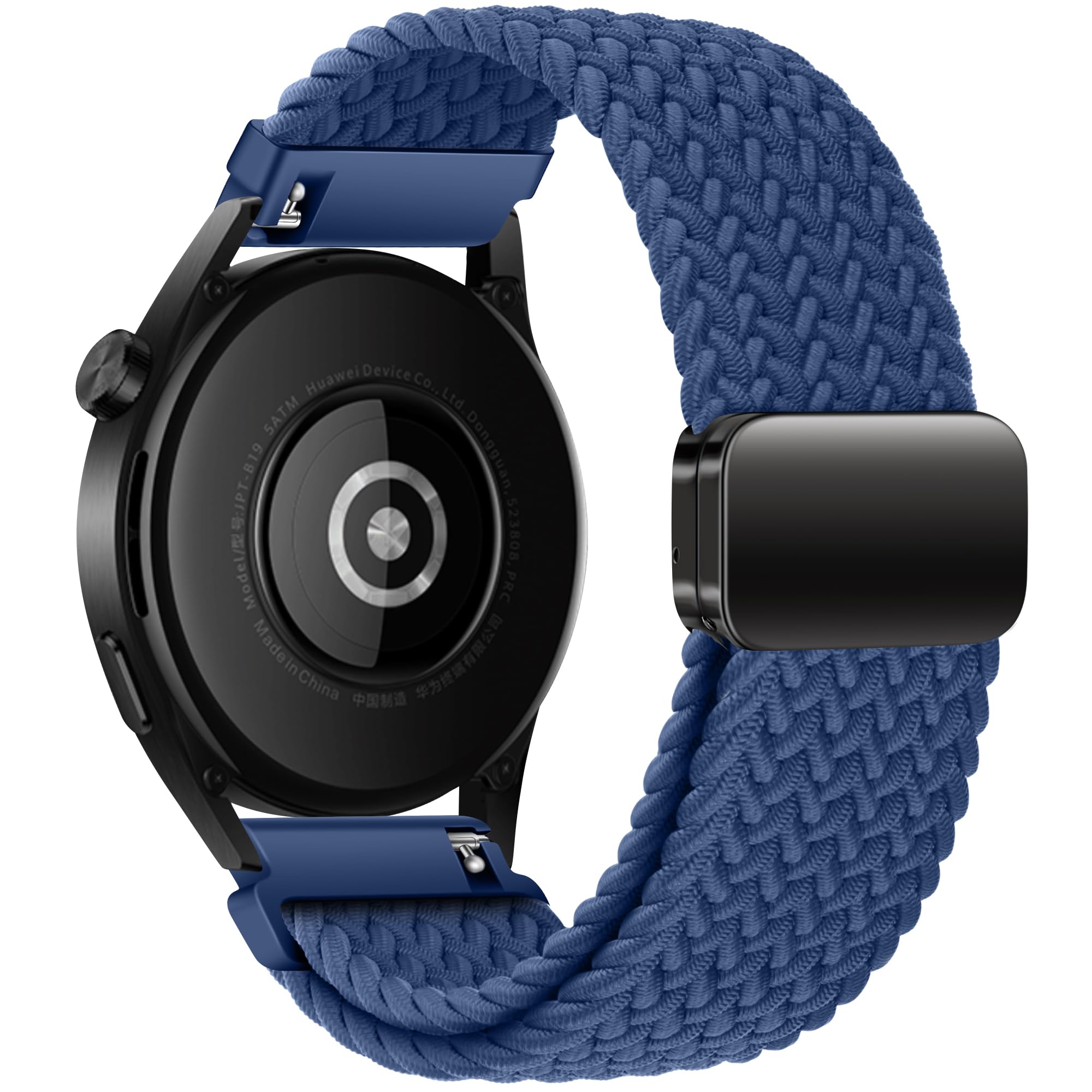 Mazoft Braided Sport Band Compatible with Samsung Galaxy Watch Band 7/FE/6/5/4/3 & Watch 5 Pro & 6/4 Classic &Gear S3/S2, 20mm & 22mm watch band for