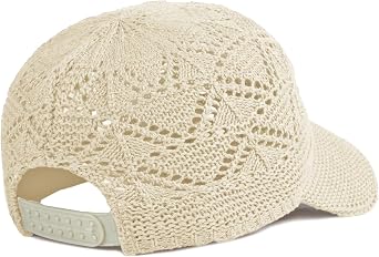 FASHIXD Knit Mesh Baseball Cap for Women Summer Yarn Trucker Hats Breathable Outdoor Hat